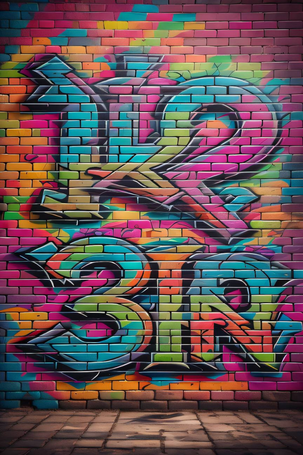 AI BASED GRAFFITI WALLPAPER FOR PHONE by SWAMPNAR on DeviantArt