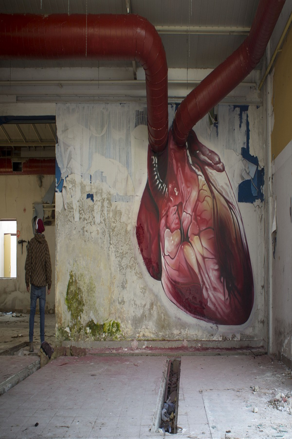 Animated Heart Piece by Lonac in Croatia – StreetArtNews