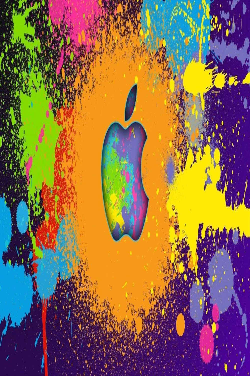 Apple Graffiti Logo Wallpaper  Apple ipad wallpaper, Apple logo