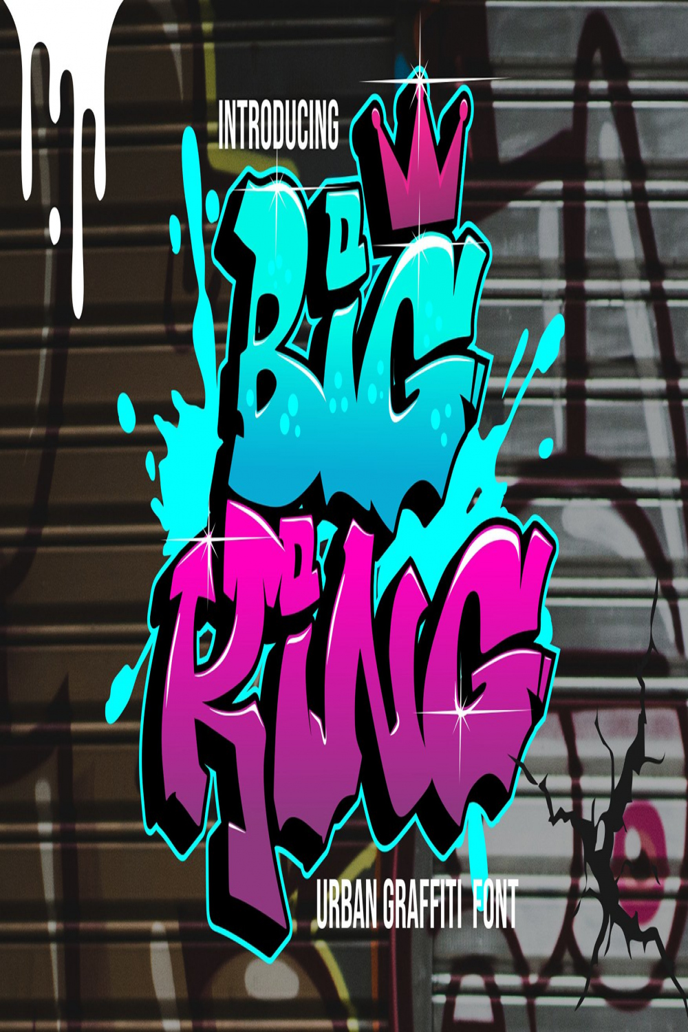 Big King - Thick Graffiti Font