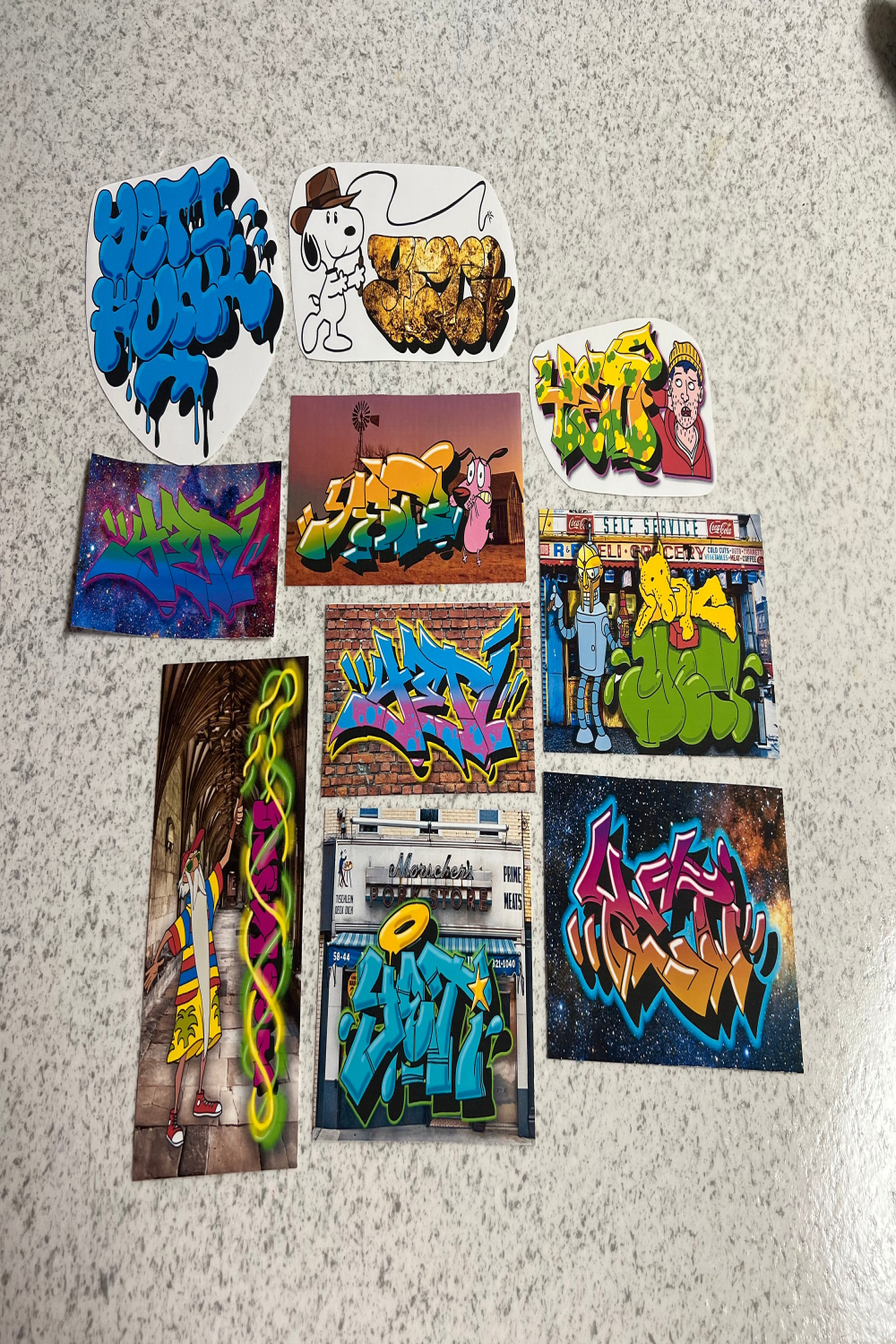 Cartoon Spaß Graffiti Sticker Pack  Stück - Etsy