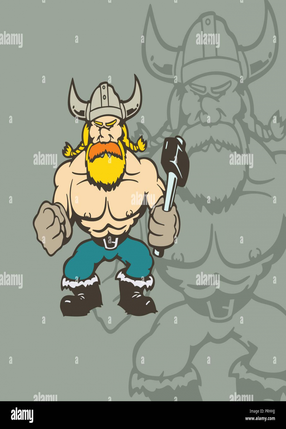 Cartoon viking hi-res stock photography and images - Alamy