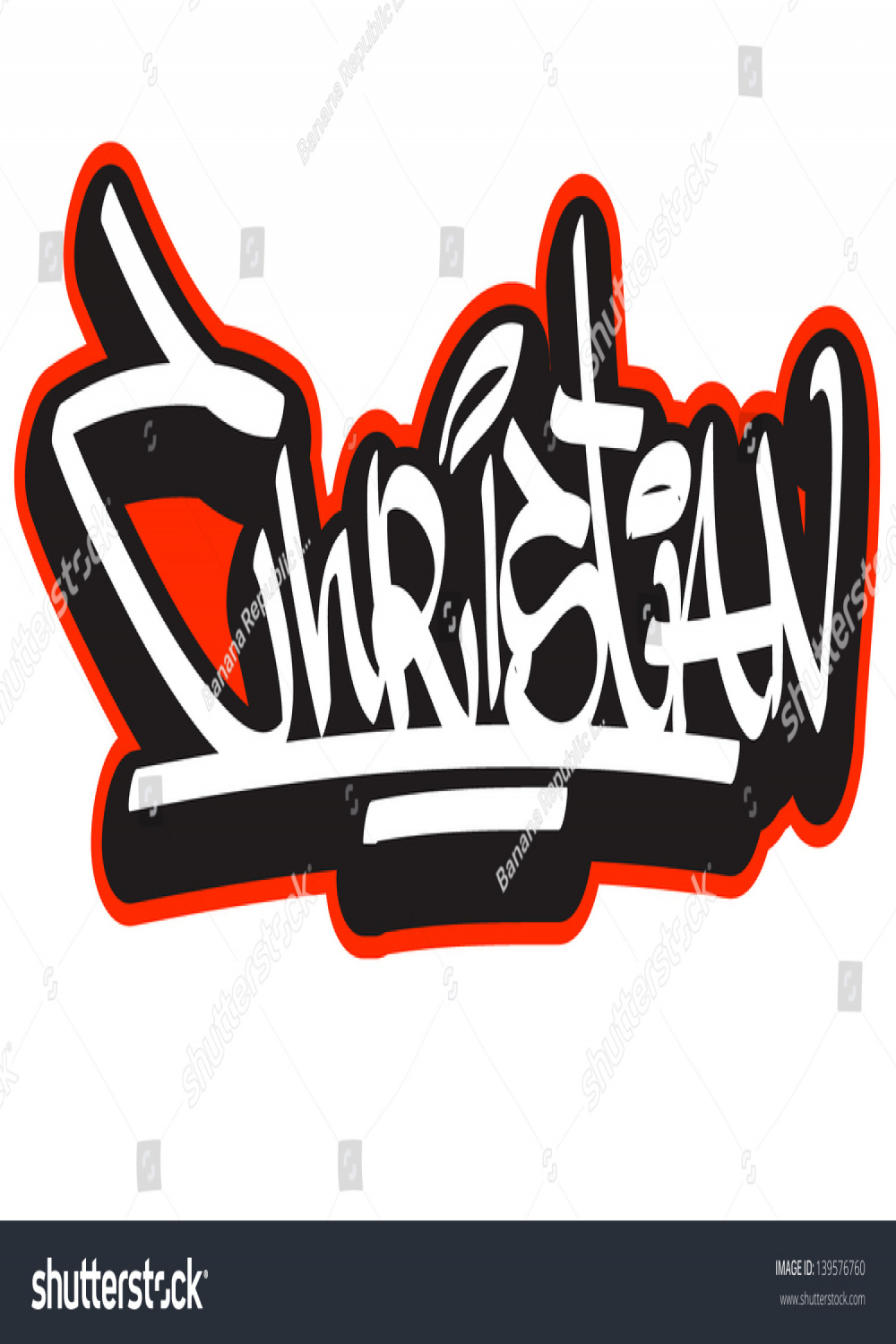 Christian Graffiti Schriftstil-Name