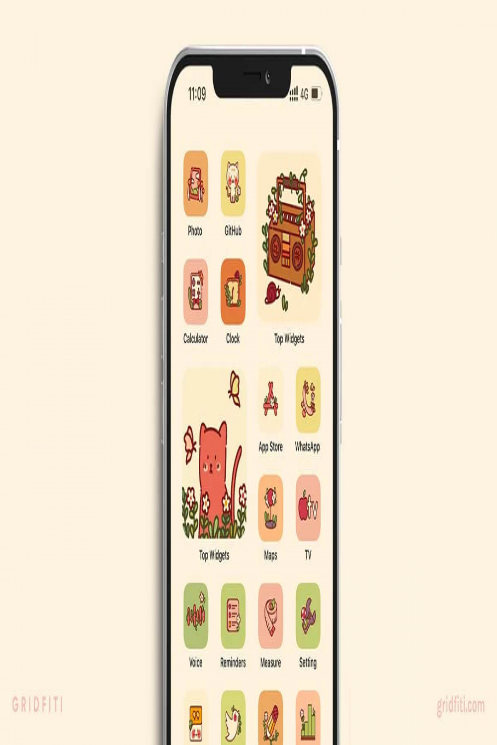 Cottagecore App Icon Packs for iOS  (iPhone & iPad)  Gridfiti