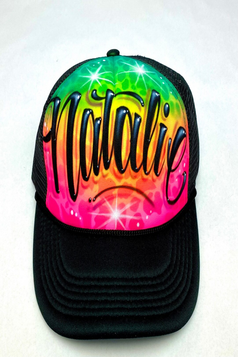 Custom Trucker Hat Airbrush Hat Custom Name Hat Beach - Etsy