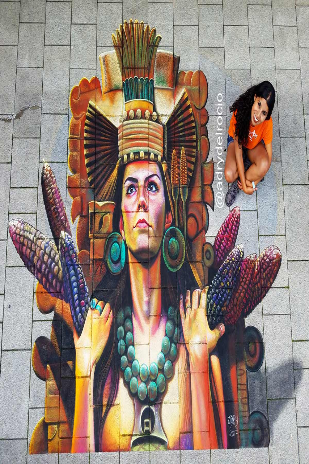 D Streetpainting at Internationales StreetArt Festival