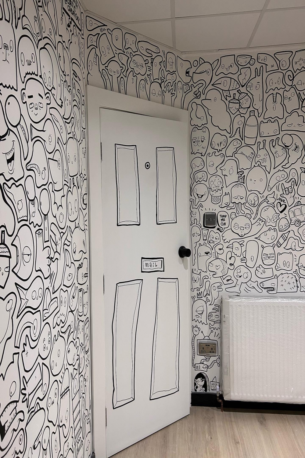 Doodle Room by curtiscreationz in London