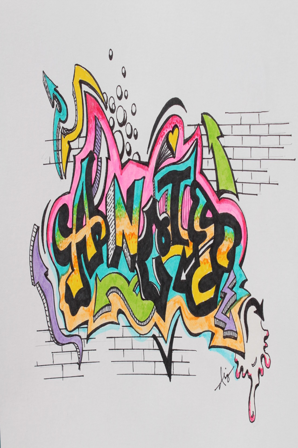 Drawing Lesson: Your Name in Graffiti