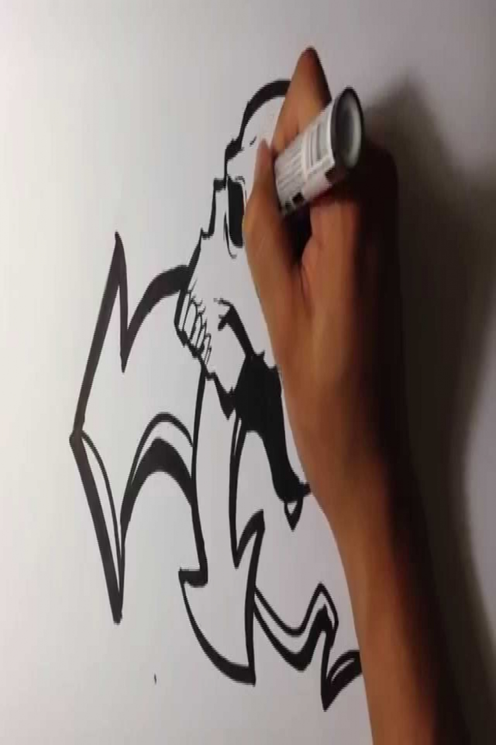 Drawing Skull Graffiti - Skull Drawings