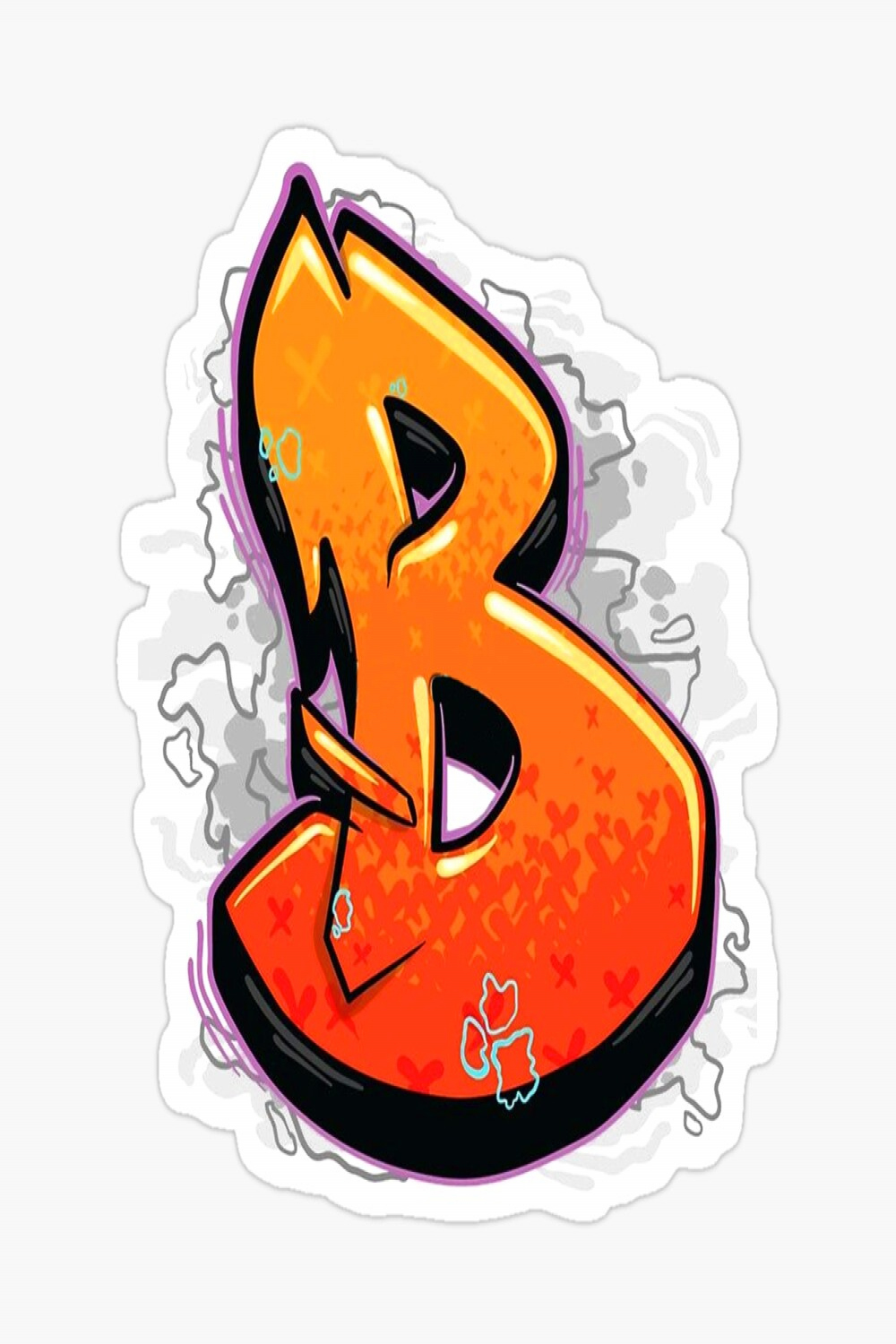 Fotodruck for Sale mit "Buchstabe b-Graffiti" von CODY  Redbubble