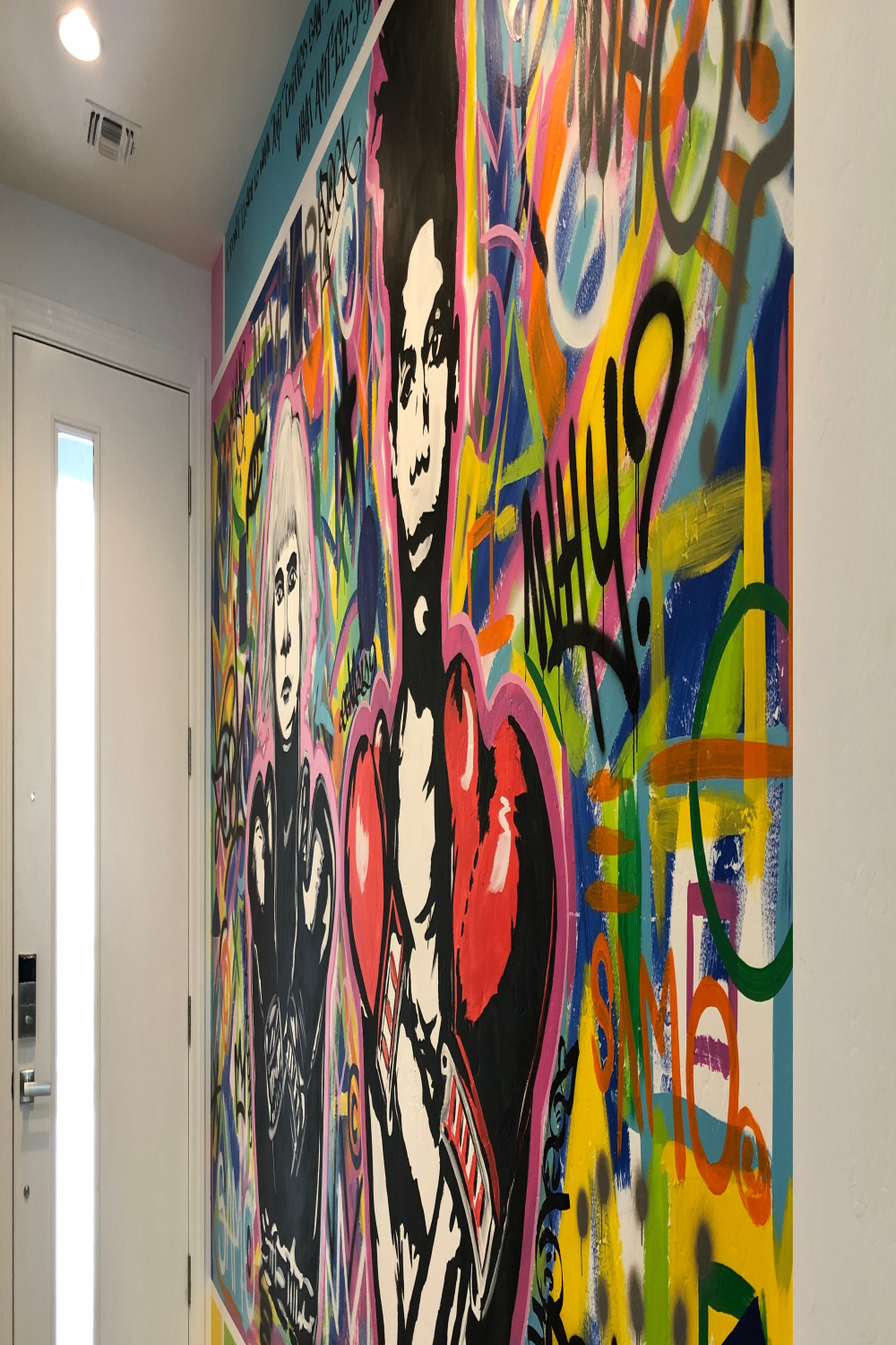 Gilbert home features graffiti inspired by Warhol and Basquiat