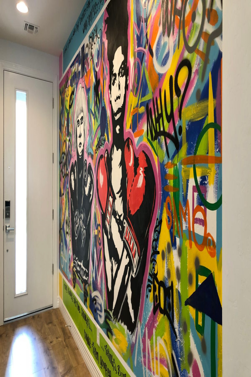 Gilbert home features graffiti inspired by Warhol and Basquiat