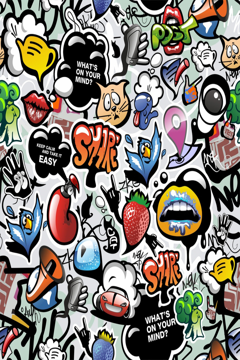 Graffiti Background Free Vector cdr Download - axis