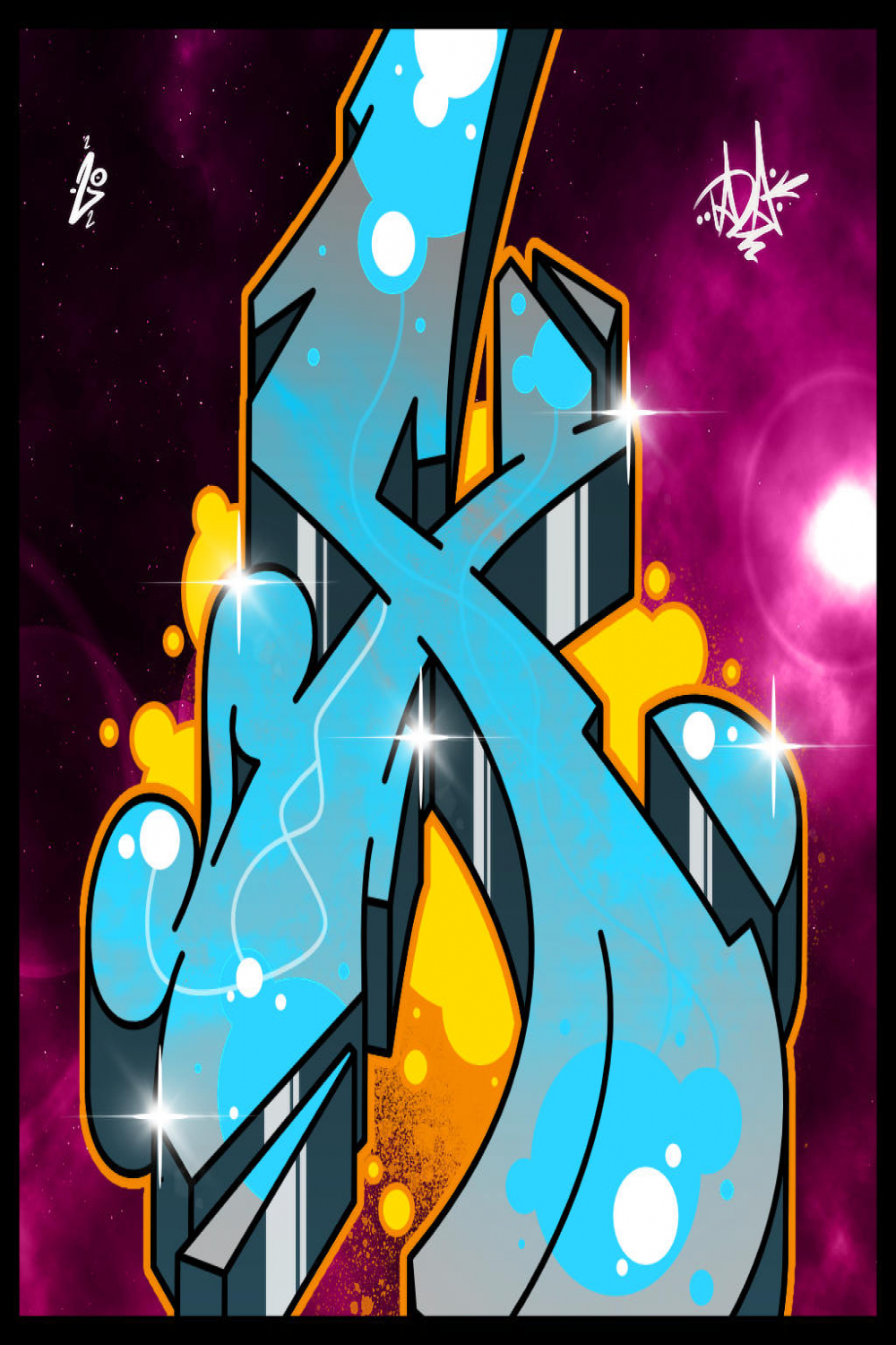 Graffiti Buchstabe X: Bilder zur inspiration & Tutorial  Graffiti