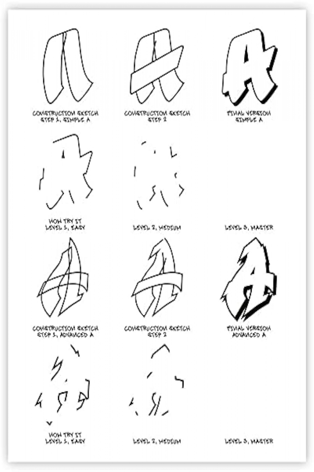 Graffiti for Beginners: An easy introduction to drawing graffiti letters  (Pop Culture)