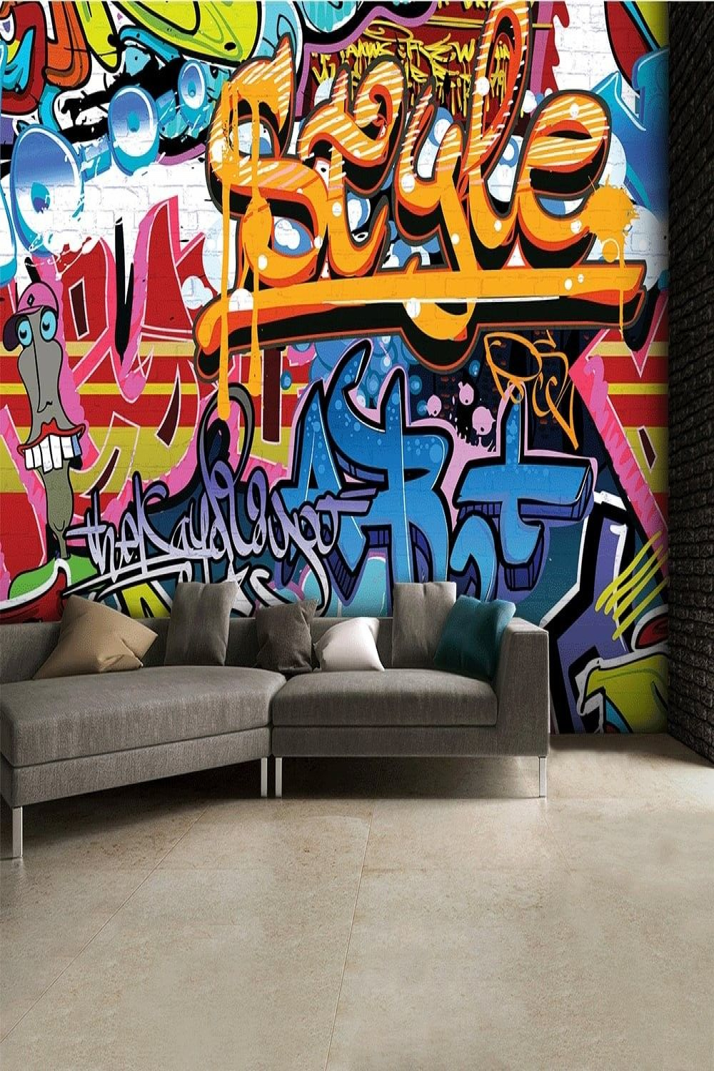 Graffiti House  Graffiti wallpaper, Mural wallpaper, Graffiti murals