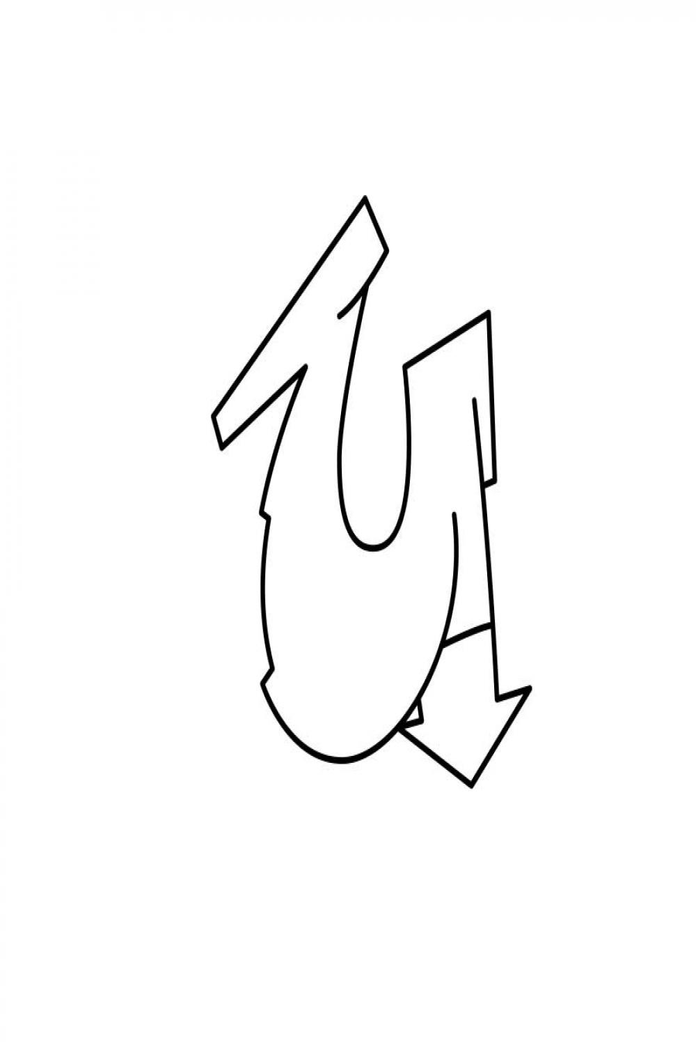 Graffiti Letter U: inspirational images and tutorial  Graffiti Empire