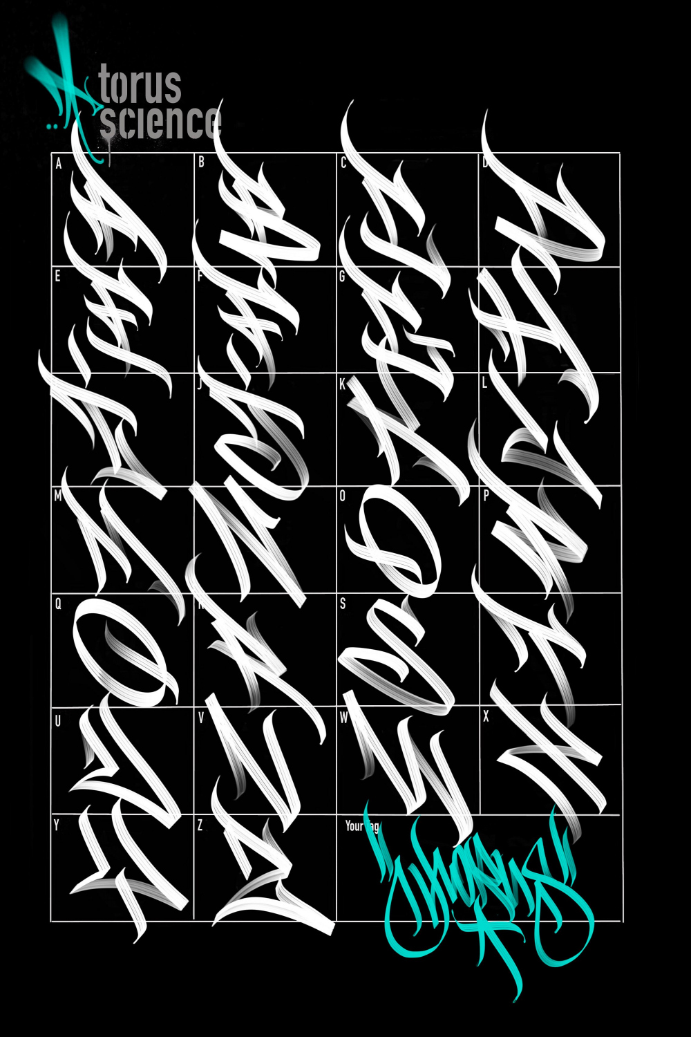 Graffiti Letters Handstyle für Procreate - Etsy