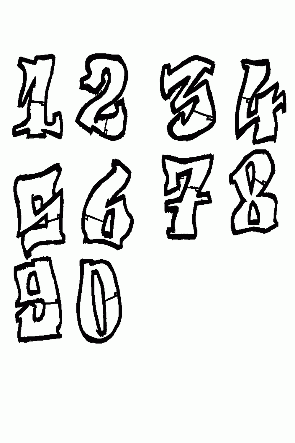 Graffiti Numbers - Z