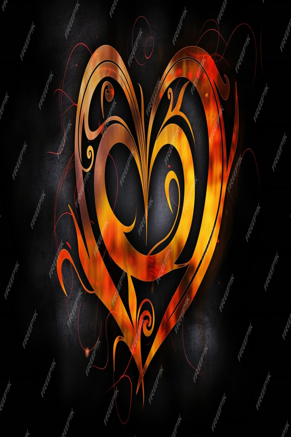 Graffiti paiting illustrazione digitale creativa amore astratto