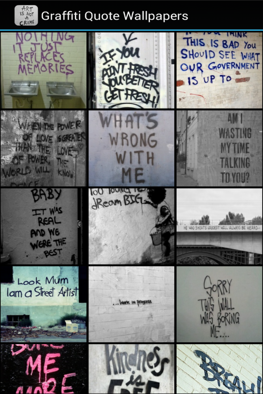 Graffiti Quote Wallpapers:Amazon