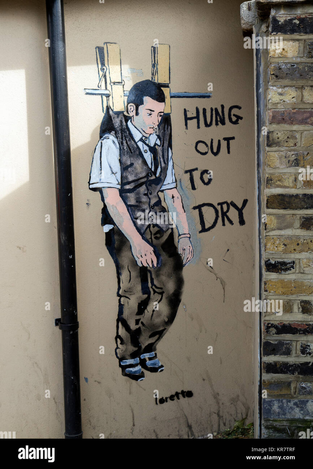 Graffiti social message hi-res stock photography and images - Alamy