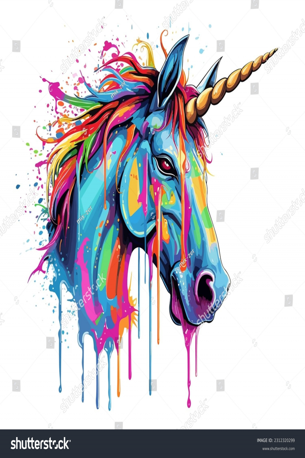 , Graffiti Unicorn Images, Stock Photos, D objects, & Vectors