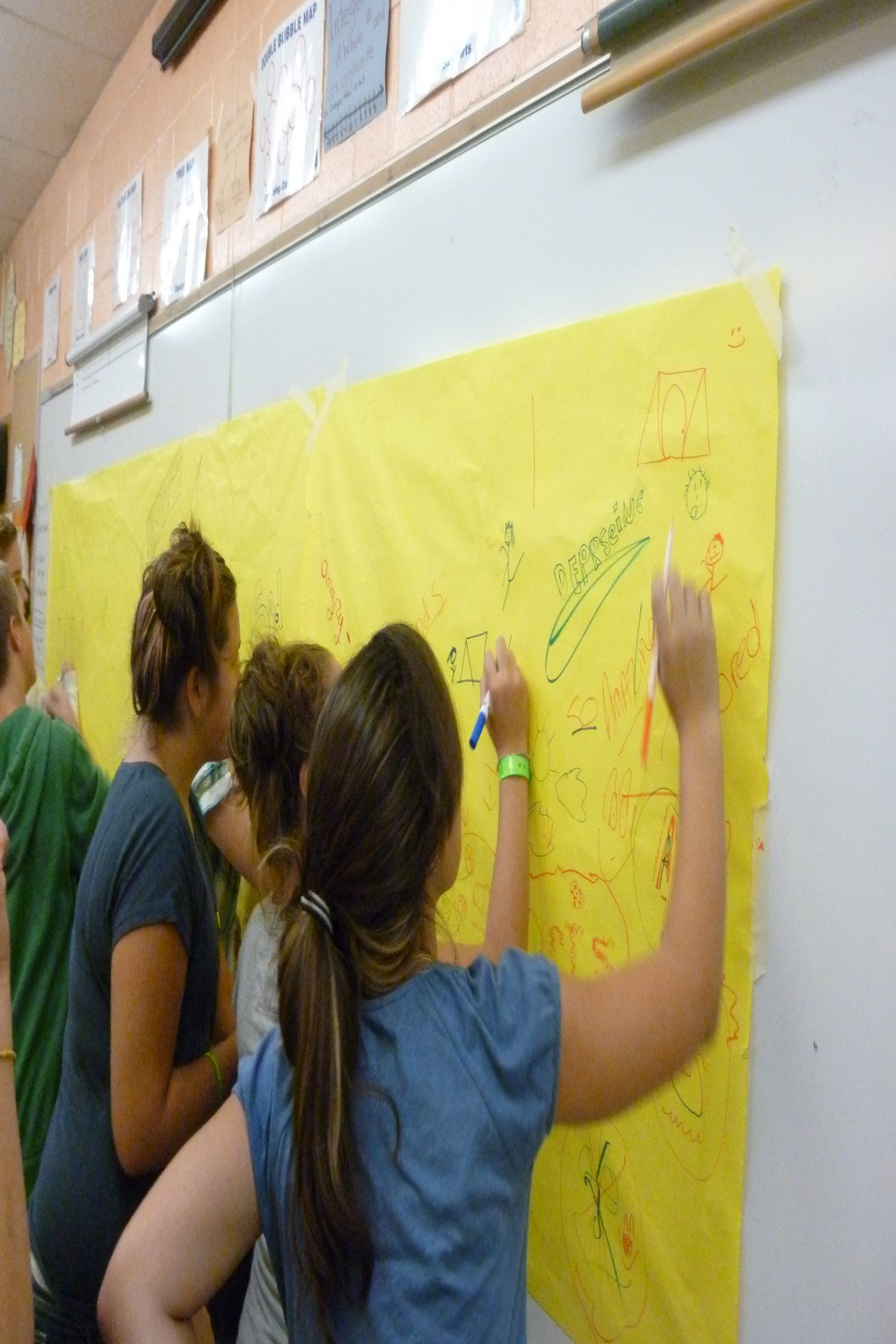 Graffiti Wall Activity: Middle School Students Reflect on Tropical