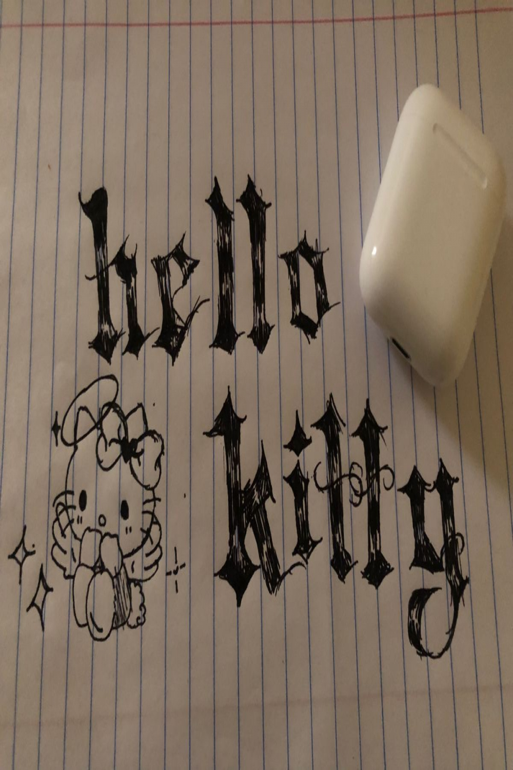 HELLO KITTY < in 202  Hello kitty drawing, Kitty drawing