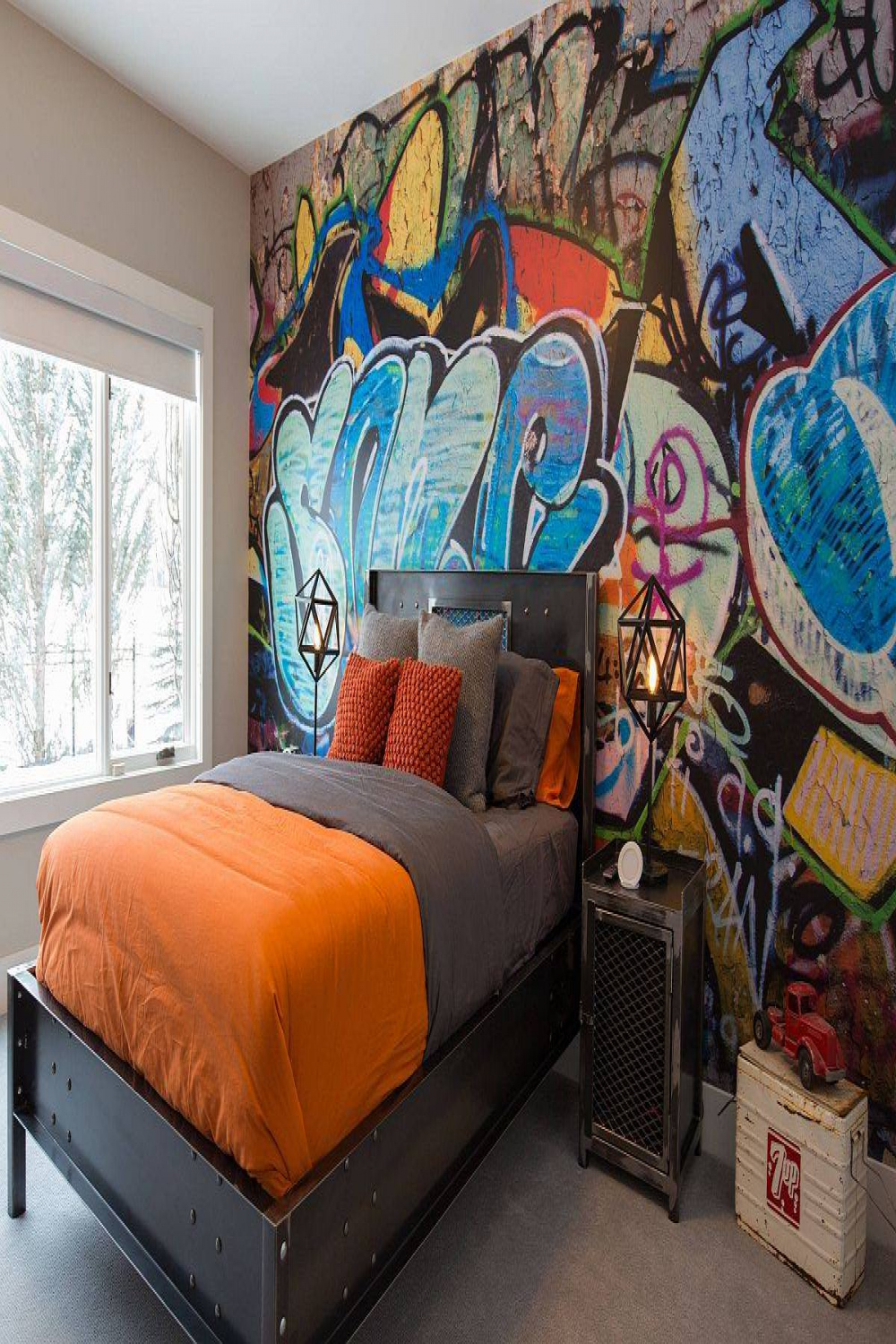 Hip Teen Bedroom Styles that Wow with an Edgy Modern Vibe  Decoist