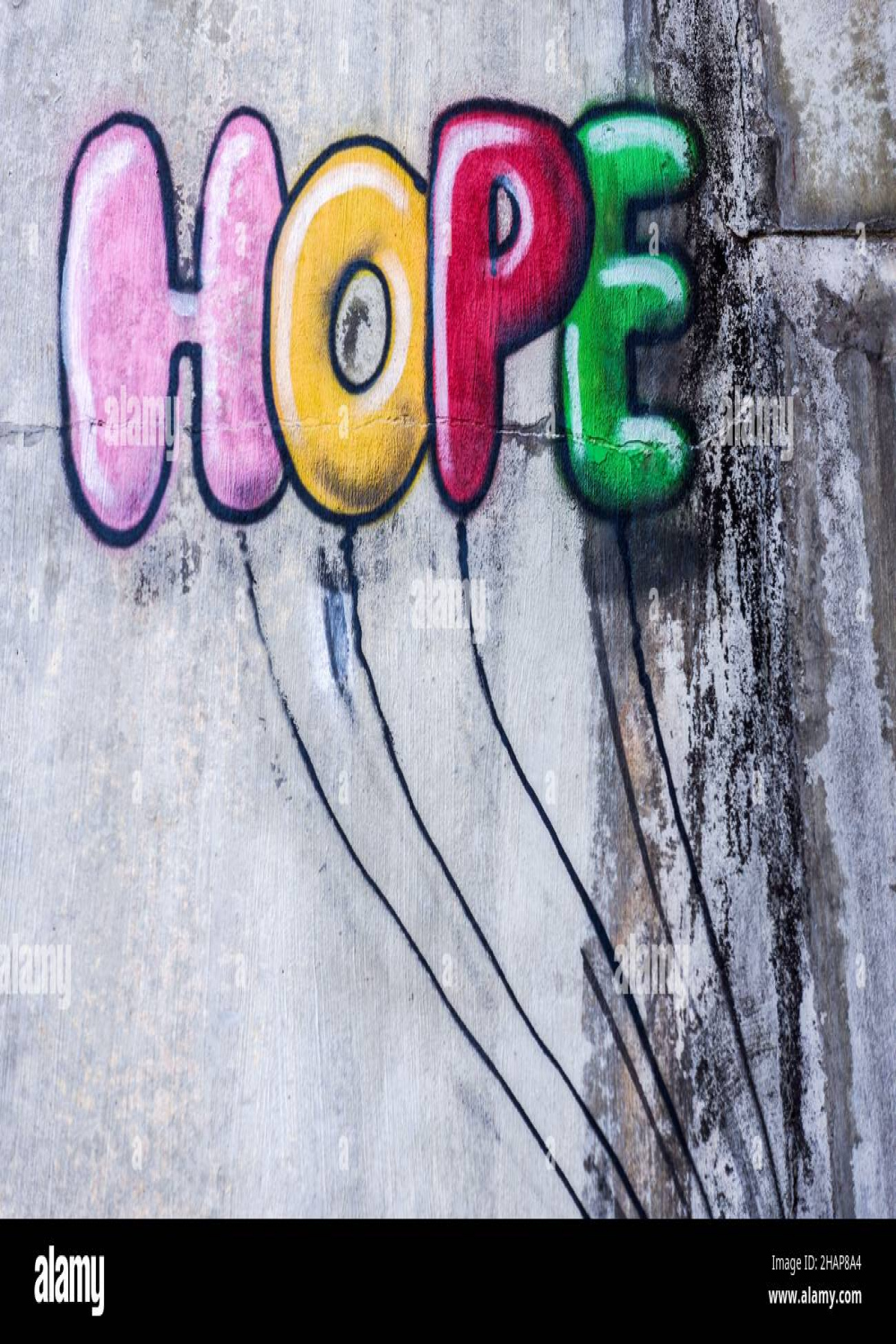 Hope graffiti hi-res stock photography and images - Alamy