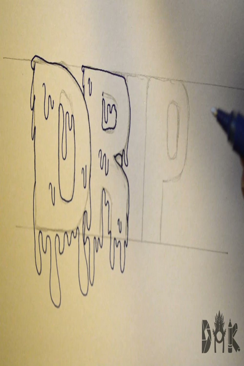 How to Draw Graffiti Letters "DRIP"