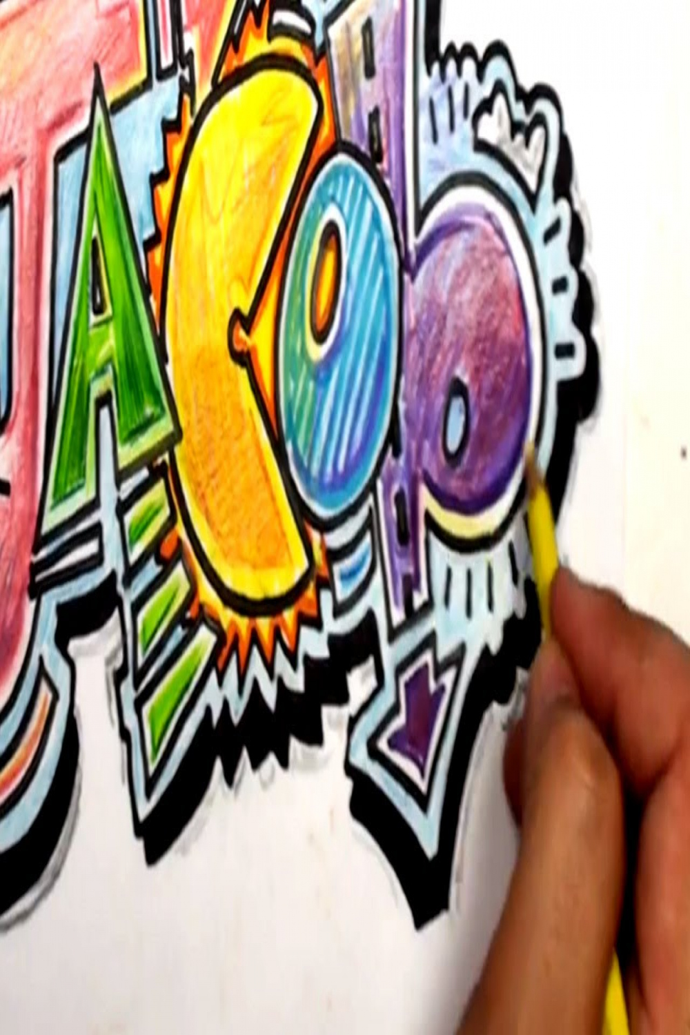 How to Draw Graffiti Letters - Write Jacob in Cool Letters  MAT