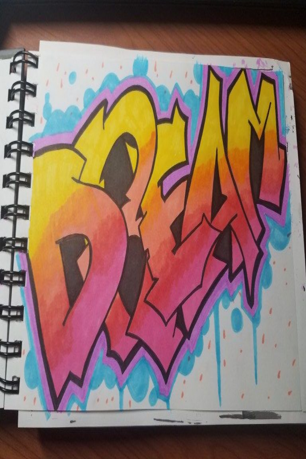 How-to-Draw-Graffiti-Style-Lettering-Background  Easy graffiti