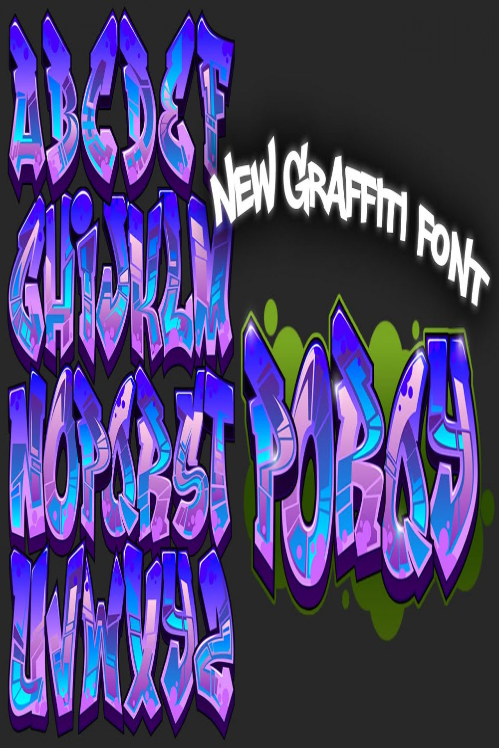 How to use digital Graffiti Fonts