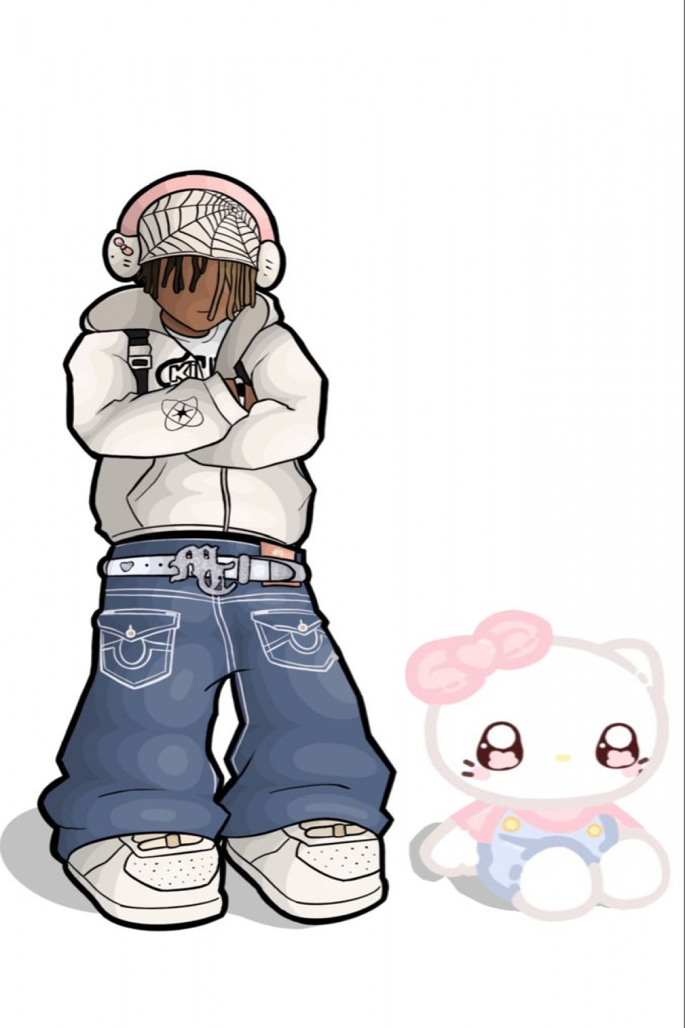 ig: dxrk X lildrawhub in   Swag cartoon, Graffiti cartoons