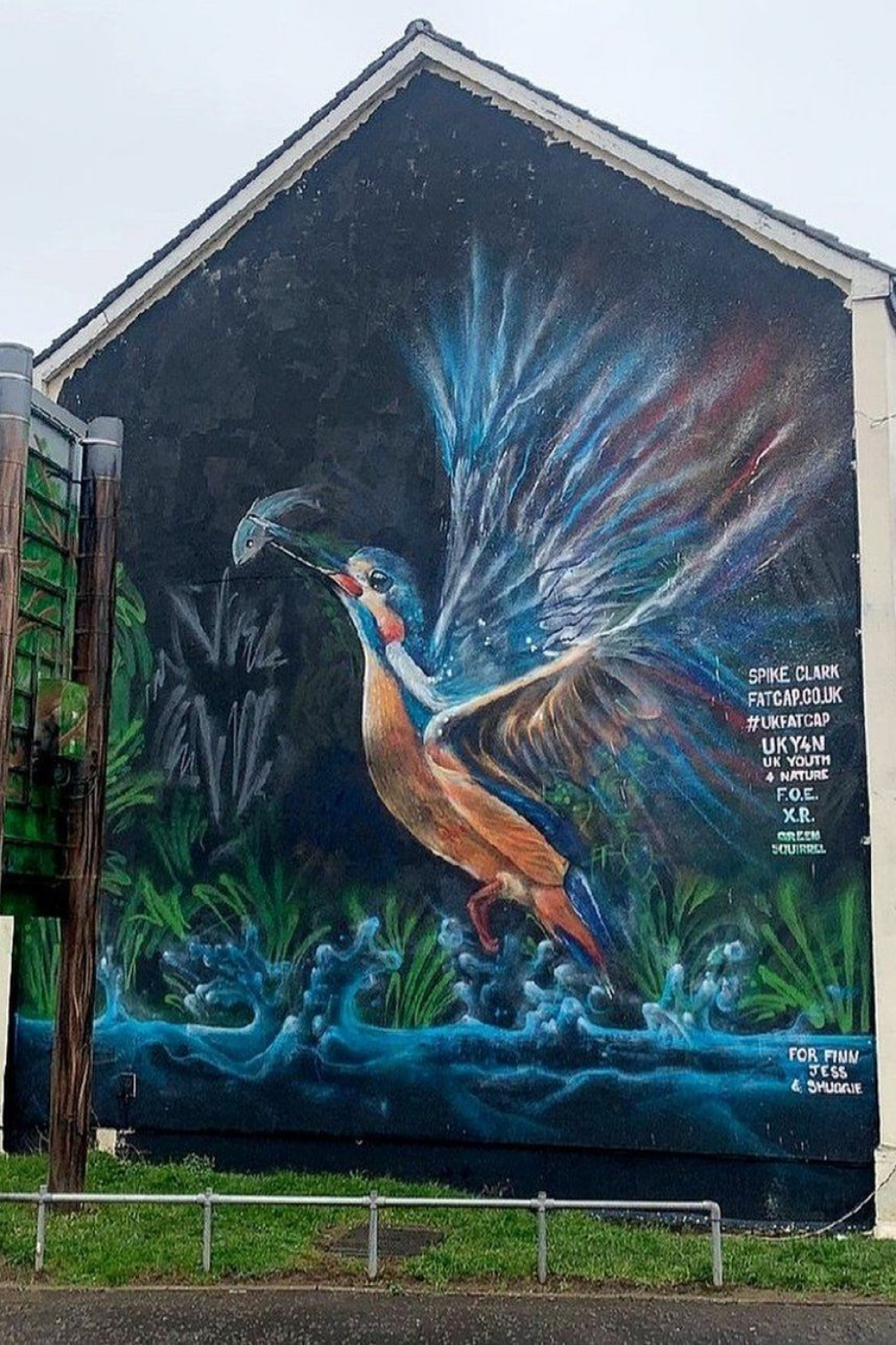 In pictures: Graffiti used to protest climate change and war - BBC