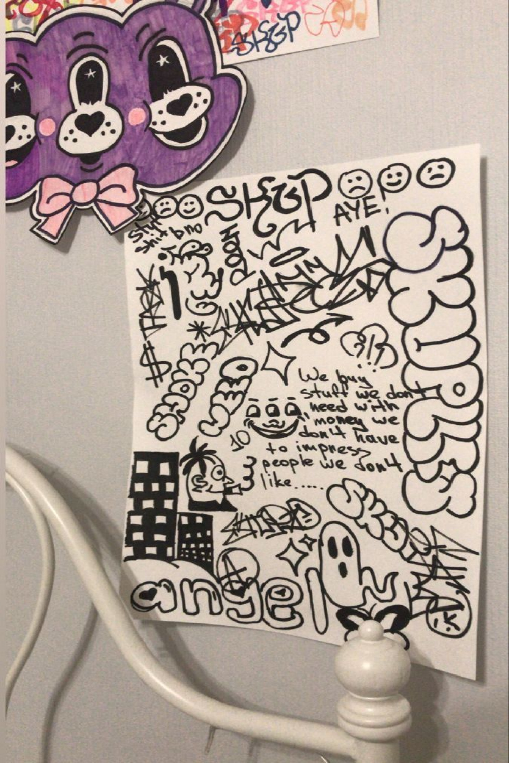 instagram #wallpaper #aesthetic #core #tagging #graffiti