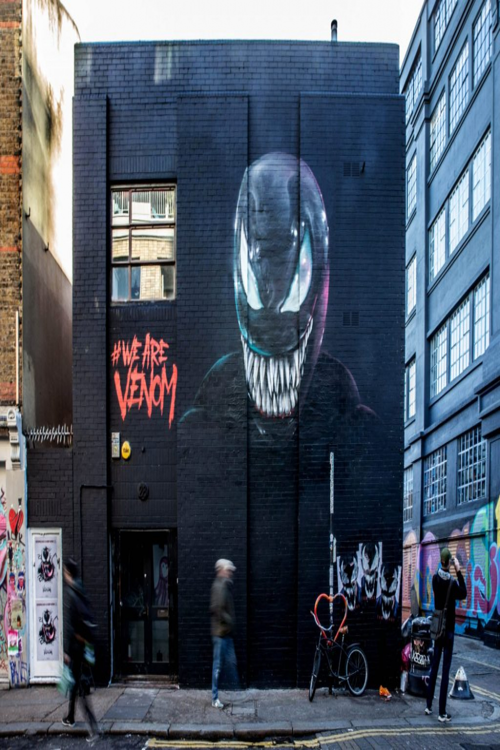 Interactive Venom Mural appears in Shoreditch • Inspiring City