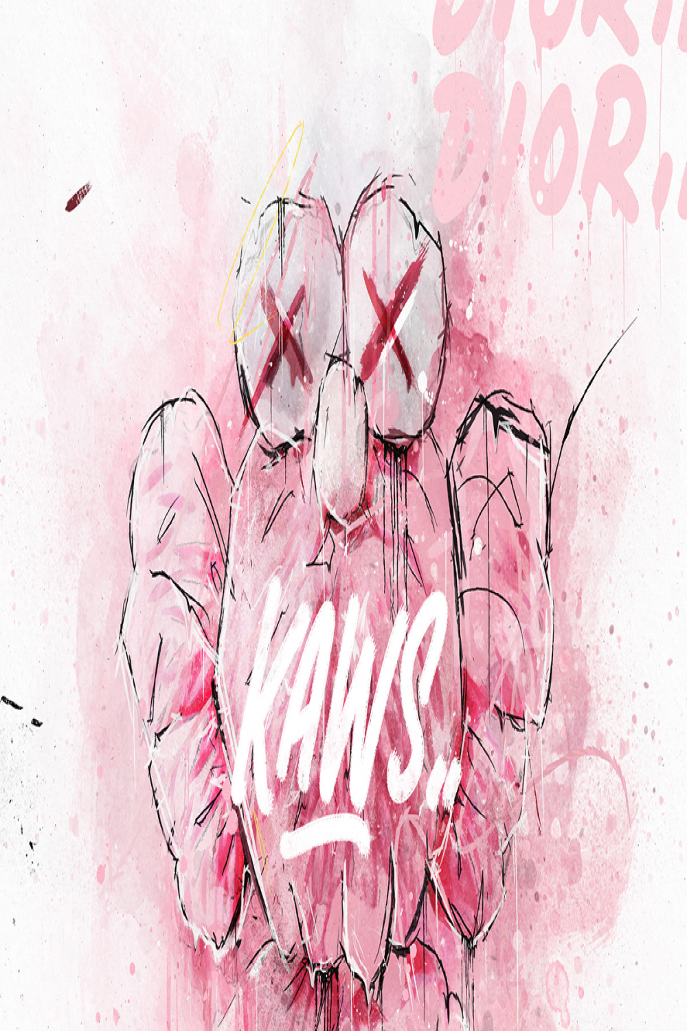 KAWS PAINT POSTERS auf Behance