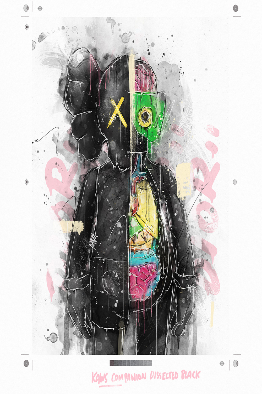 KAWS PAINT POSTERS auf Behance