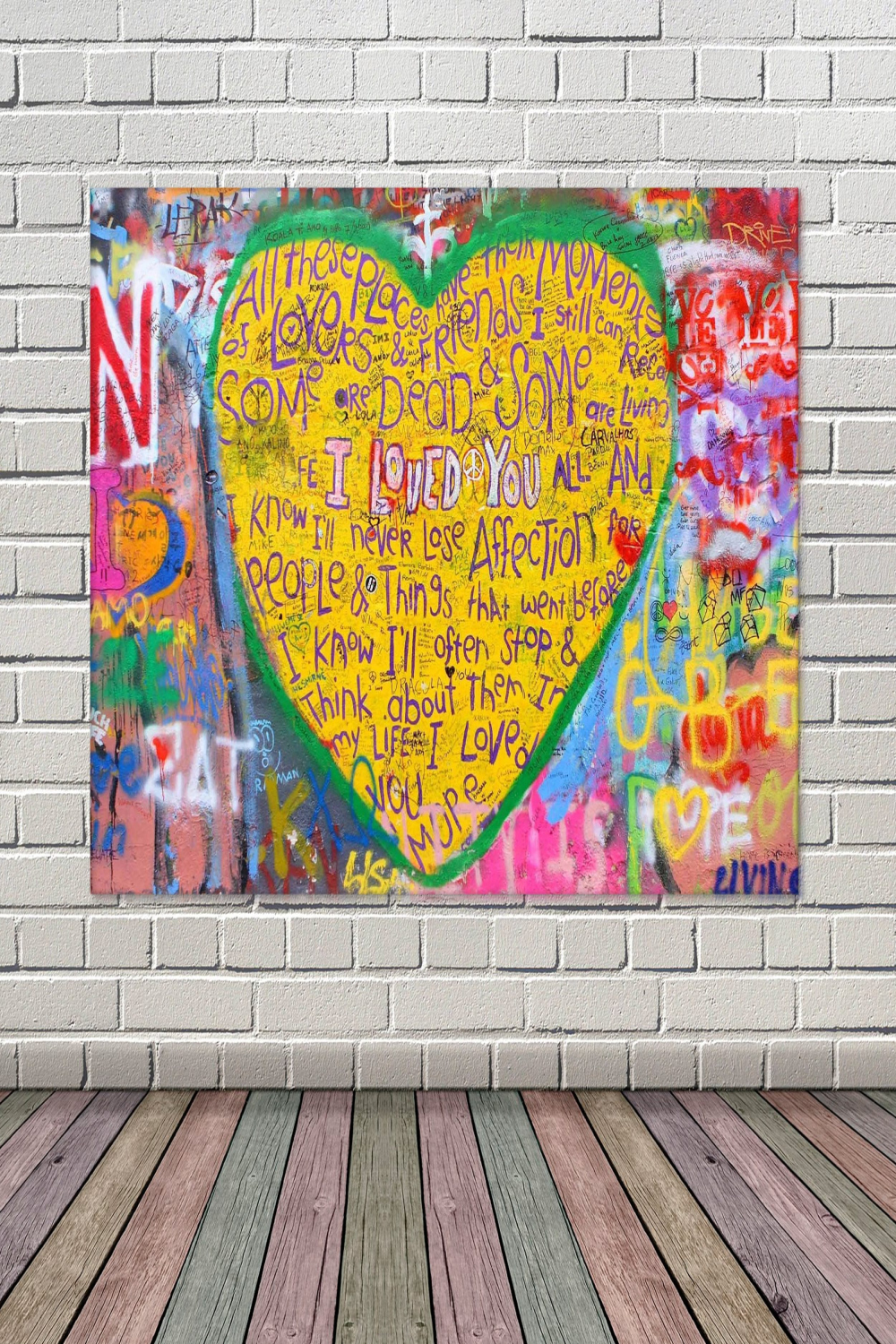 Love Street Art Much Love Graffiti Abstract Love Heart Art - Etsy UK