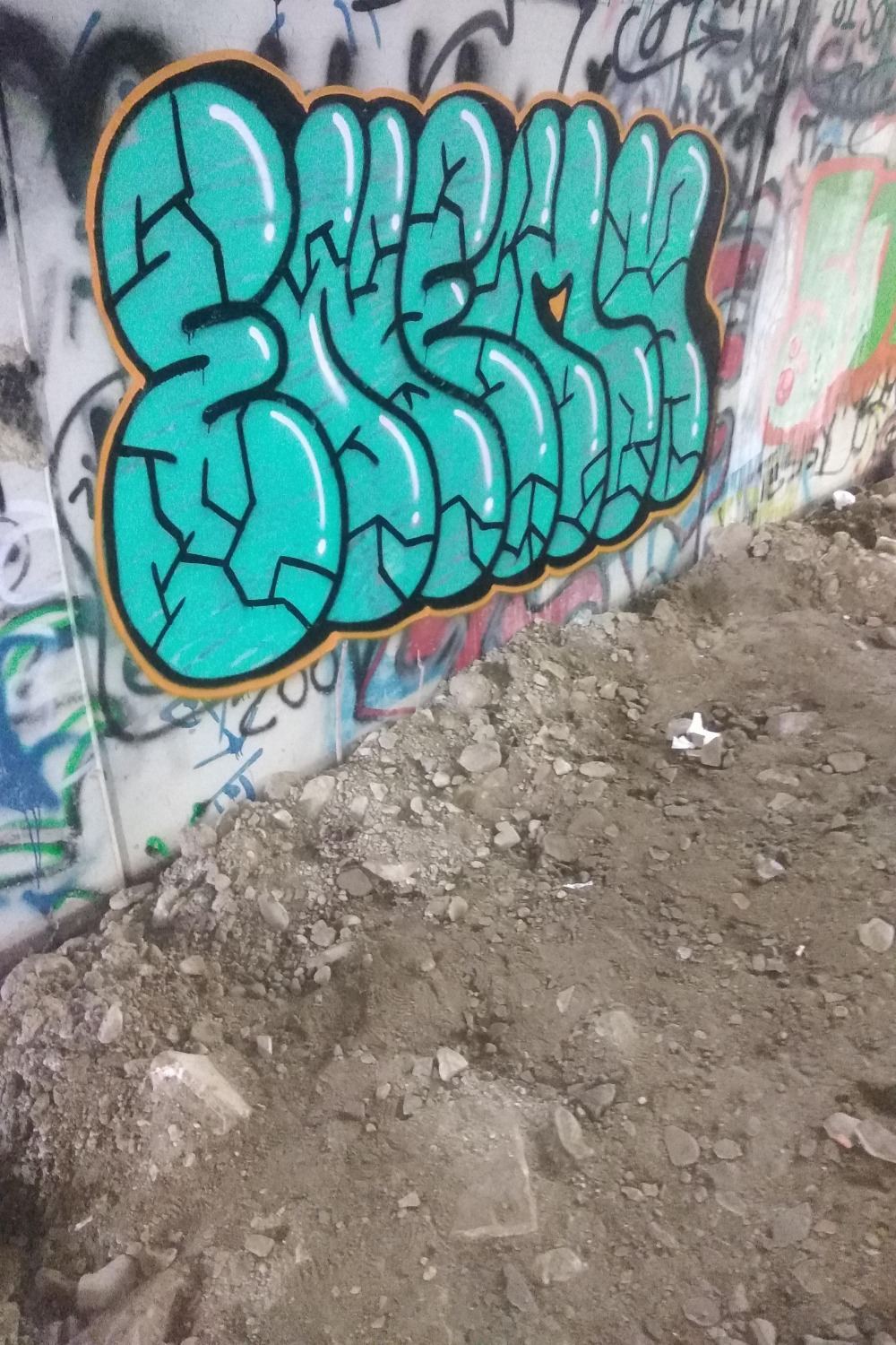 My first throw up on a wall