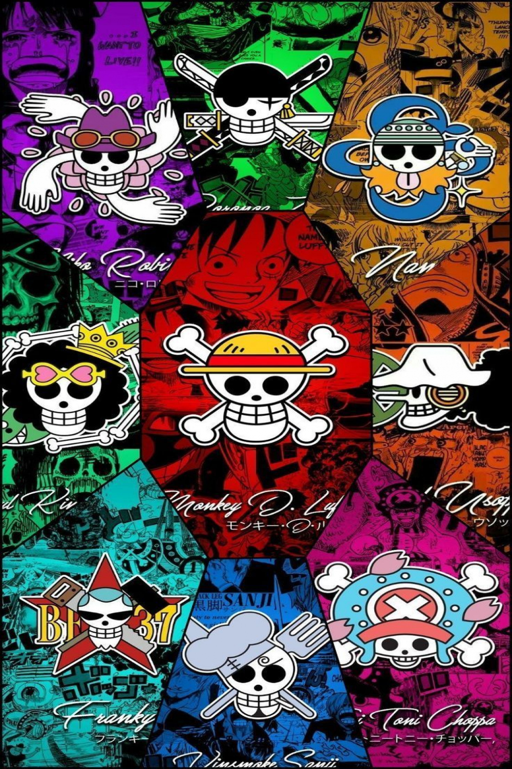 One Piece Wallpaper  Graffiti wallpaper iphone, One piece