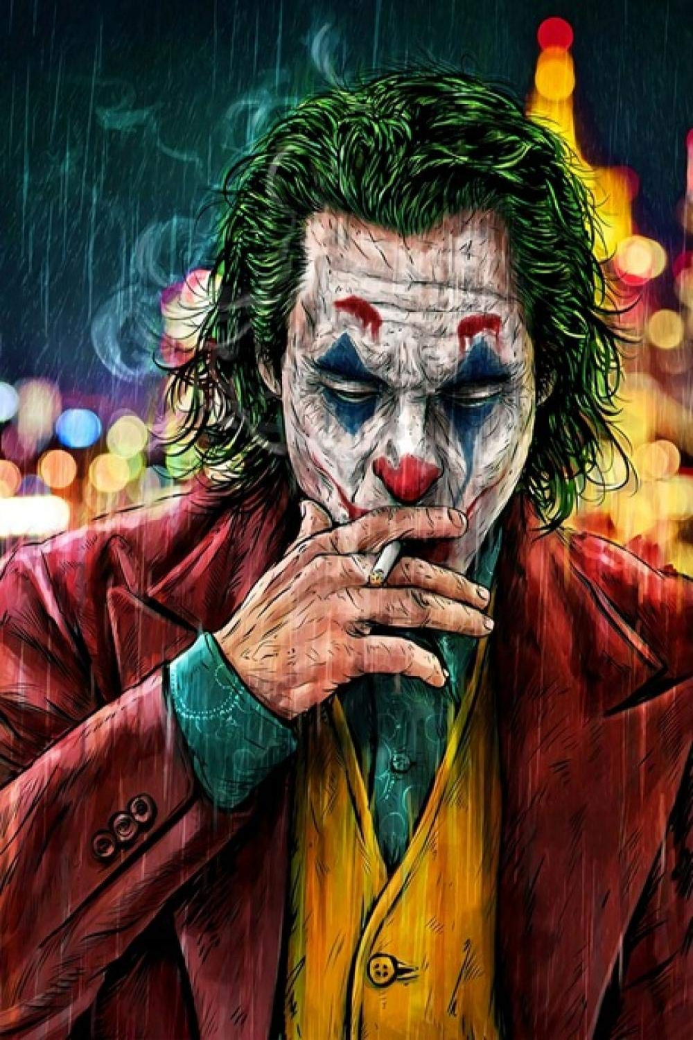 Painting by Numbers for Adults Joker Street Graffiti Art Poster