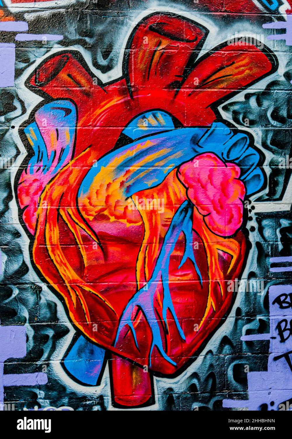 Photo of Graffiti Heart, Graffiti Alley, Baltimore, Maryland USA