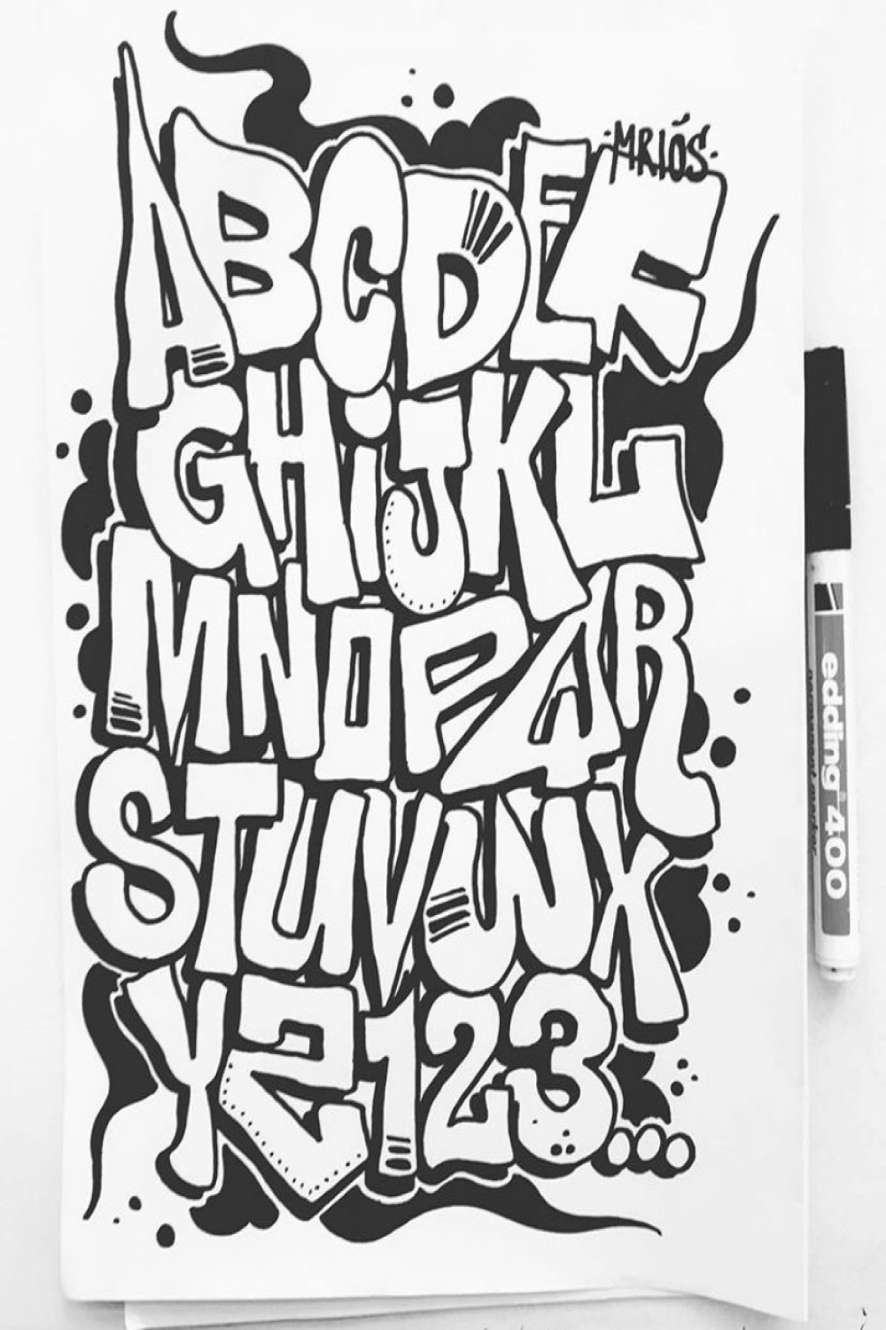 Pin by Jose Encina Tutuy on Fonts  Graffiti lettering, Graffiti