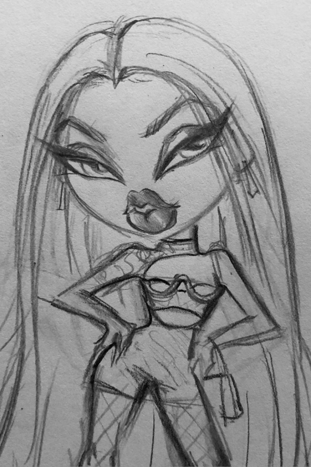 Pin by Magda on Bratz  Graffiti style art, Cool art drawings, Art