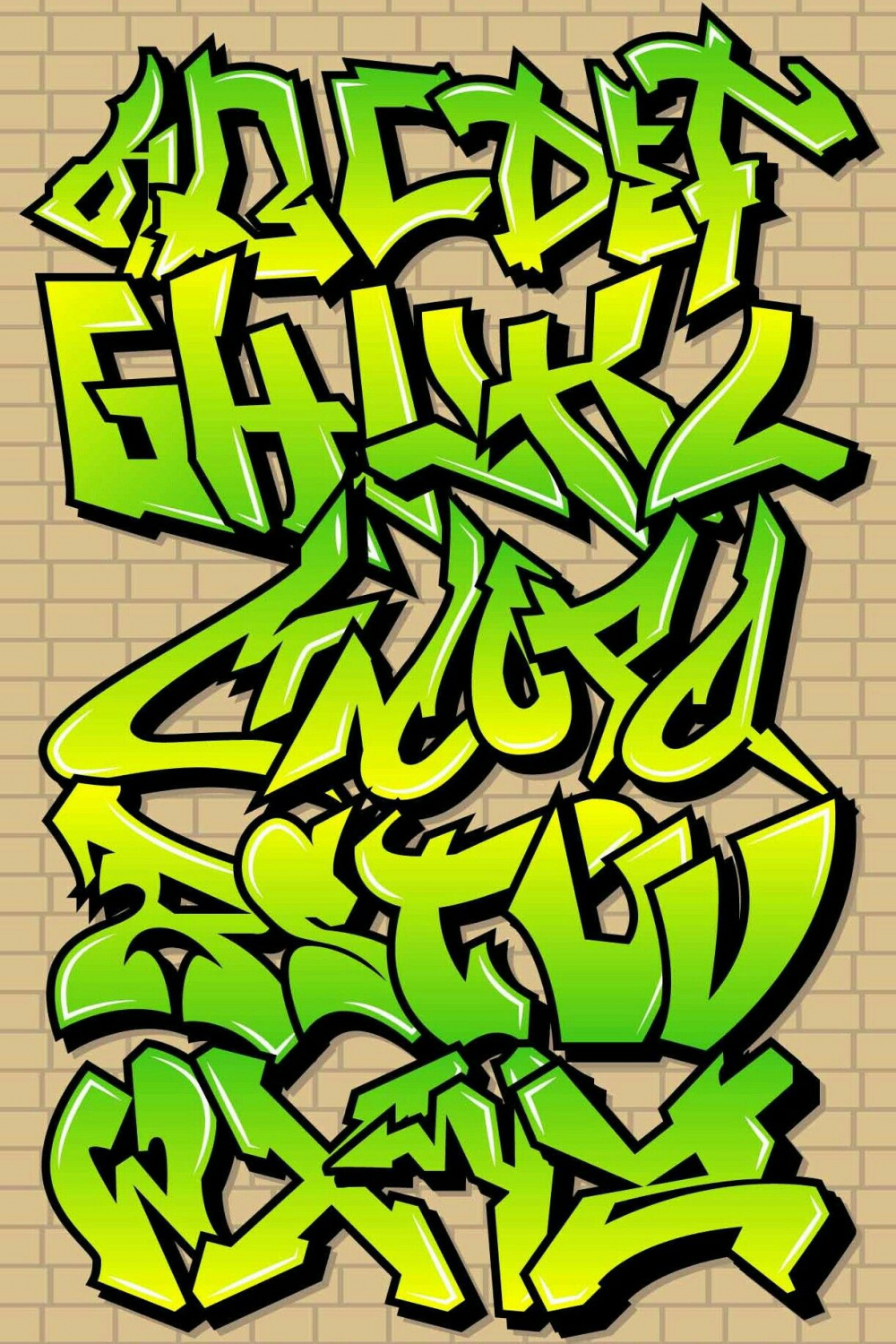 Pin by Michaela Casto on bujo  Graffiti lettering fonts, Graffiti