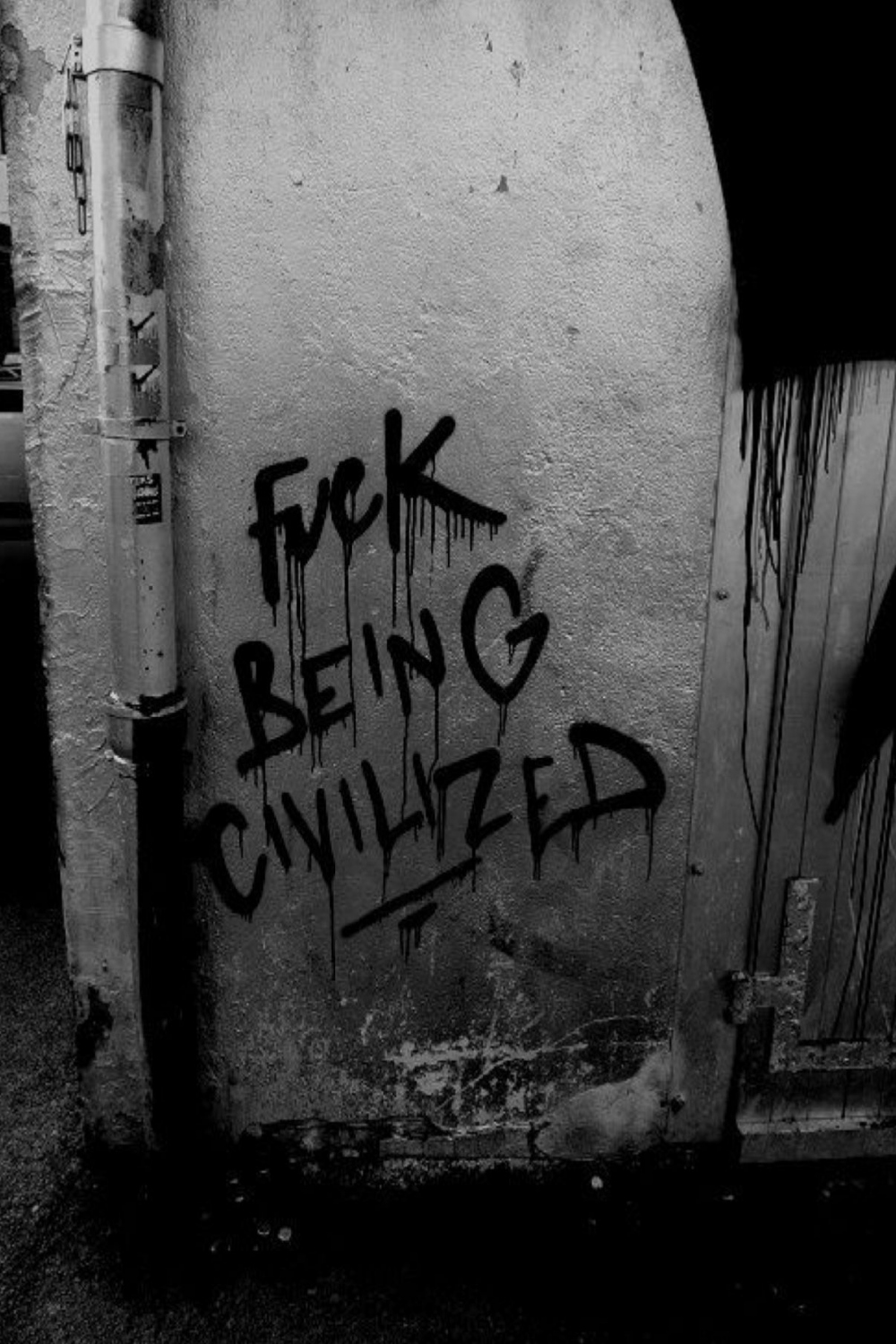 Pinterest  Graffiti quotes, Dark aesthetic, Black and white aesthetic